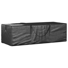 Torby na poduszki ogrodowe, 2 szt., czarne, 135x40x55 cm, PE Lumarko!