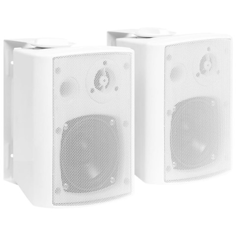 Głośniki stereo do montażu na ścianie, 2 szt., białe, 80 W Lumarko!
