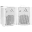 Głośniki stereo do montażu na ścianie, 2 szt., białe, 80 W Lumarko!