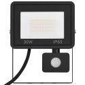 Reflektor LED z czujnikiem, 30 W, ciepłe białe światło Lumarko!