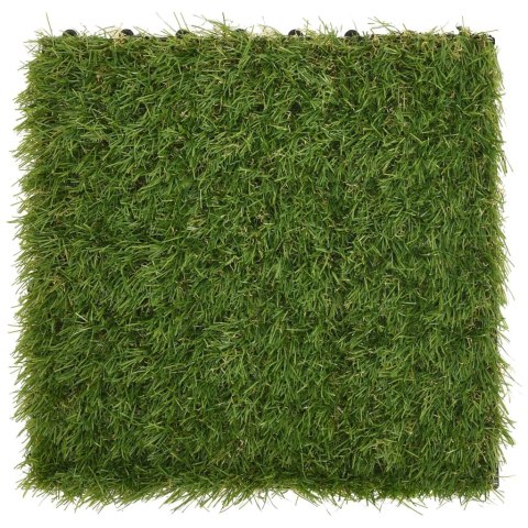 Sztuczna trawa w płytkach, 11 szt., zielona, 30x30 cm Lumarko!