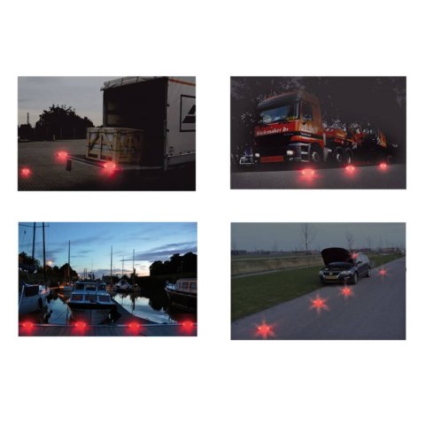 ProPlus Dysk ostrzegawczy 16 LED, pomarańczowy 540322 Lumarko!