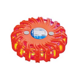 ProPlus Dysk ostrzegawczy 16 LED, pomarańczowy 540322 Lumarko!
