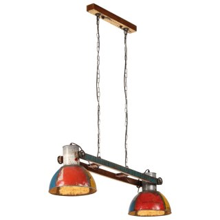 Industrialna lampa wisząca, 25 W, kolorowa, 111 cm, E27 Lumarko!
