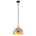 Industrialna lampa wisząca, 25 W, kolorowa, okrągła, 31 cm, E27 Lumarko!