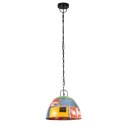 Industrialna lampa wisząca, 25 W, kolorowa, okrągła, 31 cm, E27 Lumarko!