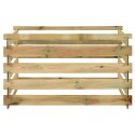 Kompostownik z listew, 120x120x70 cm, impregnowana sosna Lumarko!