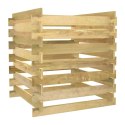 Kompostownik z listew, 90x90x90 cm, impregnowana sosna Lumarko!