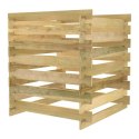 Kompostownik z listew, 90x90x90 cm, impregnowana sosna Lumarko!