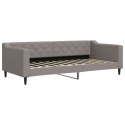 Sofa rozsuwana z materacami, kolor taupe, 90x200 cm, tkanina Lumarko!