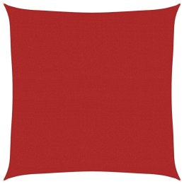 Żagiel przeciwsłoneczny, 160 g/m², czerwony, 7x7 m, HDPE Lumarko!