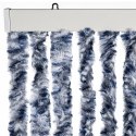 Zasłona przeciwko owadom, niebiesko-biała, 56x200 cm, szenil Lumarko!