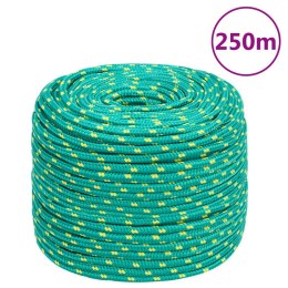 Linka żeglarska, zielona, 6 mm, 250 m, polipropylen Lumarko!
