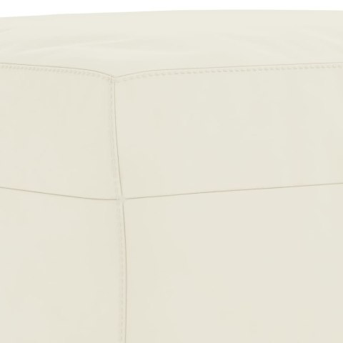Podnóżek, kremowy, 70x55x41 cm, aksamit Lumarko!