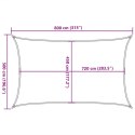 Żagiel przeciwsłoneczny, 160 g/m², jasnozielony, 5x8 m, HDPE Lumarko!