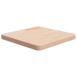 Kwadratowy blat do stolika, 50x50x4 cm, surowe drewno dębowe Lumarko!