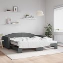 Sofa rozsuwana z materacami, ciemnoszara, 100x200 cm, tkanina Lumarko!