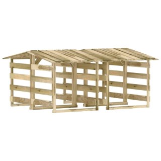 Pergole ogrodowe z daszkiem, 4 szt., 100x90x100 cm, sosnowe Lumarko!