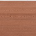 Zestaw paneli ogrodzeniowych, brązowy, 526x186 cm, WPC Lumarko!