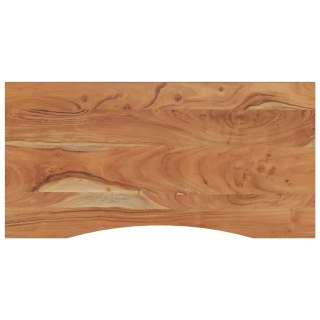 Blat biurka, 120x60x2,5 cm, prostokątny, lite drewno akacjowe Lumarko!