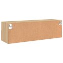 Ścienna szafka TV, dąb sonoma, 100x30x30 cm Lumarko!