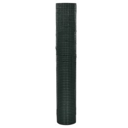 Ogrodzenie z siatki, galwanizowane, PVC, 25x1 m, zielone Lumarko!