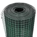 Ogrodzenie z siatki, galwanizowane, PVC, 25x1 m, zielone Lumarko!