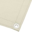 Parawan balkonowy, kremowy, 120x800 cm, 100% poliester Oxford Lumarko!