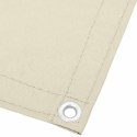 Parawan balkonowy, kremowy, 90x800 cm, 100% poliester Oxford Lumarko!