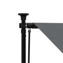 Markiza zwijana, antracytowa, 400x150 cm, tkanina i stal Lumarko!