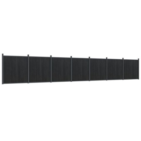 Panel ogrodzeniowy, szary, 1218x186 cm, WPC Lumarko!