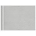 Parawan balkonowy, jasnoszary, 75x500 cm, 100% poliester Oxford Lumarko!