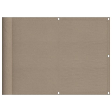 Parawan balkonowy, taupe, 75x800 cm, 100% poliester Oxford Lumarko!