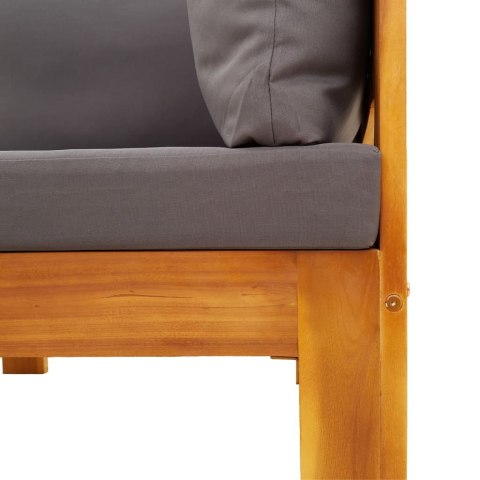 5-cz. zestaw wypoczynkowy do ogrodu, z poduszkami, akacjowy Lumarko!