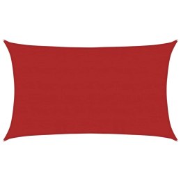Żagiel przeciwsłoneczny, 160 g/m², czerwony, 5x8 m, HDPE Lumarko!