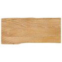 Blat stołu, 90x40x2,5 cm, naturalna krawędź, lite drewno mango Lumarko!
