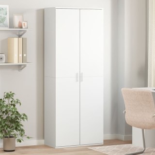 Wysoka szafka, biała, 70x35x180 cm, materiał drewnopochodny Lumarko!