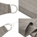 Żagiel przeciwsłoneczny, 160 g/m², jasnoszary, 4,5x4,5x4,5 m Lumarko!