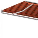 Automatycznie zwijana markiza ze słupkami, 4,5x3 m Lumarko!