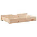 Szuflady pod łóżko, z kółkami, 2 szt., 95x55x16 cm, sosna Lumarko!