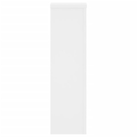 Podstawki pod doniczki, 2 szt., białe, 17x17x60 cm Lumarko!