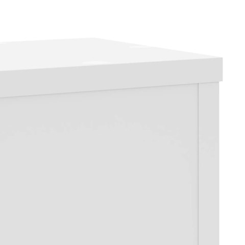 Podstawki pod doniczki, 2 szt., białe, 17x17x60 cm Lumarko!