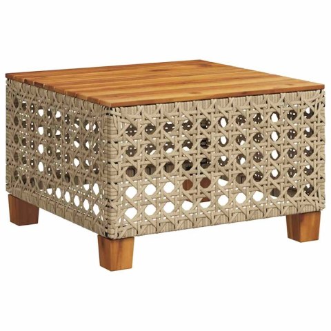 11-cz. zestaw mebli ogrodowych z poduszkami, beżowy, polirattan Lumarko!