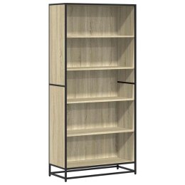 Regał, dąb sonoma, 80,5x35x170,5 cm, materiał drewnopochodny Lumarko!