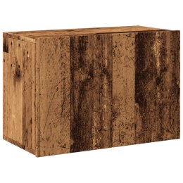 Ścienna szafka TV, stare drewno, 60x30x41 cm Lumarko!