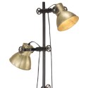 Lampa podłogowa z 2 kloszami, mosiądz, E27, żeliwo Lumarko!