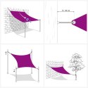 Żagiel przeciwsłoneczny, 160 g/m², antracytowy, 6x8 m, HDPE Lumarko!