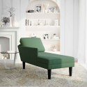 Leżanka z Poduszką Jungle Green Corduroy Fabric Lumarko!