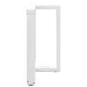 Nogi do stołu jadalnego, 2 pcs., białe, 100x35x(72-73) cm, stal Lumarko!