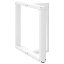 Nogi do stołu jadalnego, 2 pcs., białe, 70x35x(72-73) cm, stal Lumarko!
